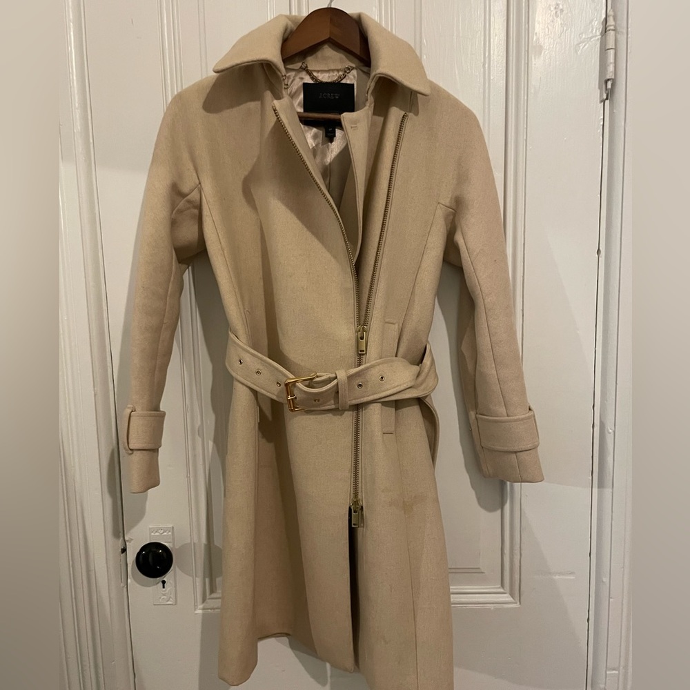J.Crew 0P Midlength Wool Coat